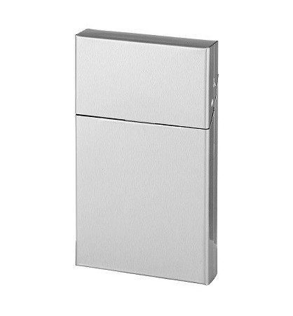 803022 CLIC BOX SLIM SILVER METALIC