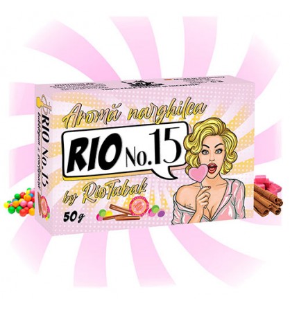 Aroma Narghilea Rio No. 15 (bubblegum si scortisoara) 50g