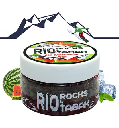 Aroma Narghilea Rio Rocks Pepene Verde cu Menta - Gheata (100g)