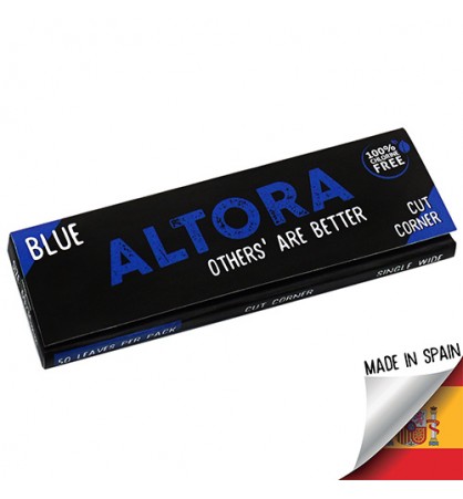 Foite rulat tutun Altora Blue Cut Corner (18 GSM)