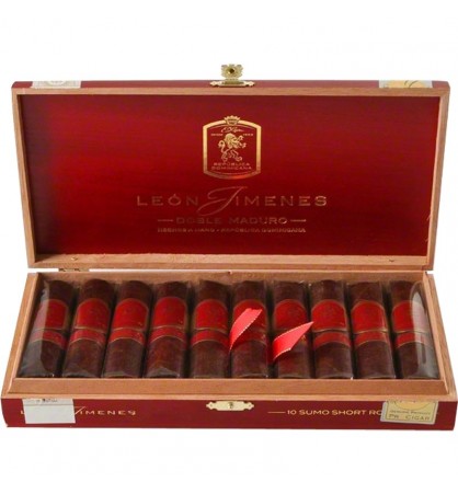 Trabucuri La Aurora Leon Jimenes Doble Maduro Sumo short robusto 10