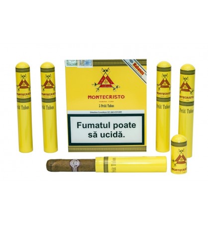 Trabucuri Montecristo Petit 5 Tub