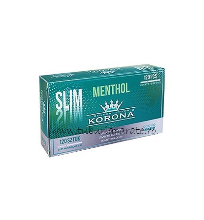 Tuburi Tigari Korona Slim Menthol 120