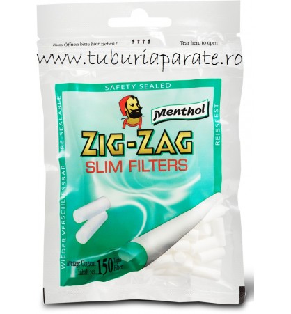 Filtre Tigari Zig Zag Slim Menthol