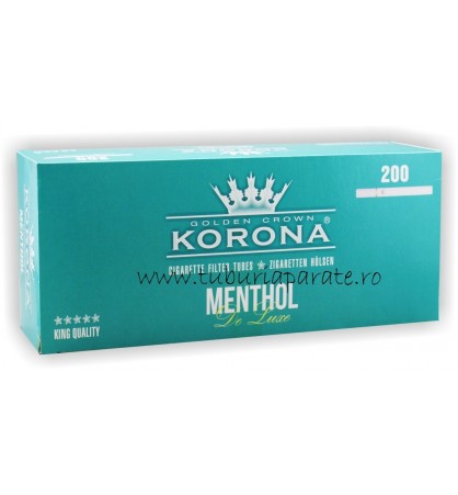 Tuburi Tigari Korona Menthol 200