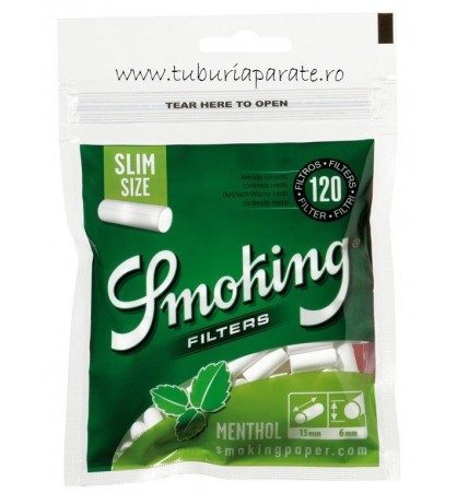 Filtre Tigari Smoking Slim Menthol