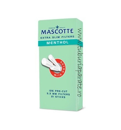 Filtre Tigari Mascotte Extra Slim Menthol Pre-Cut