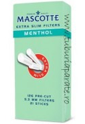 Filtre Tigari Mascotte Extra Slim Menthol Pre-Cut