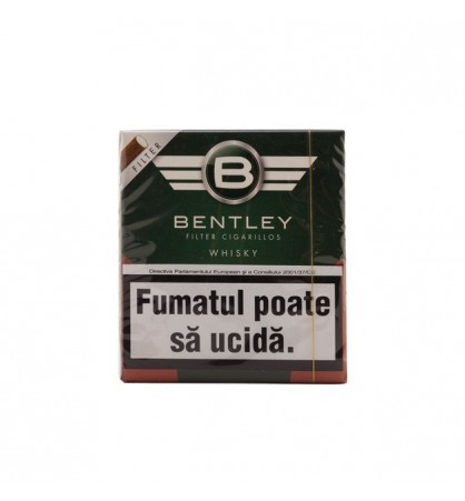 Tigari de foi Bentley Filter Cigarillos Whisky 20